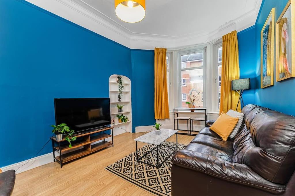 Traditional 1-Bed Flat In Southside Glasgow Exteriör bild
